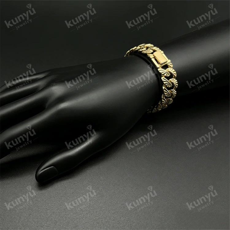 Gold Plated Hip Hop Bracelet
