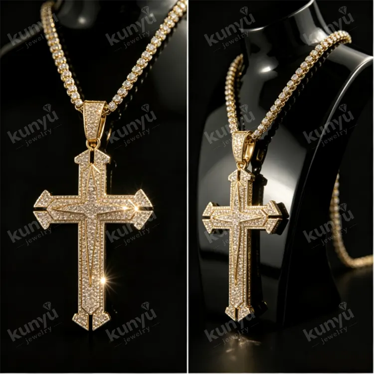 Gold Plated Hip Hop Pendant