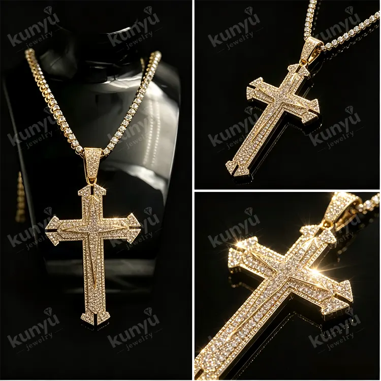Gold Plated Hip Hop Pendant