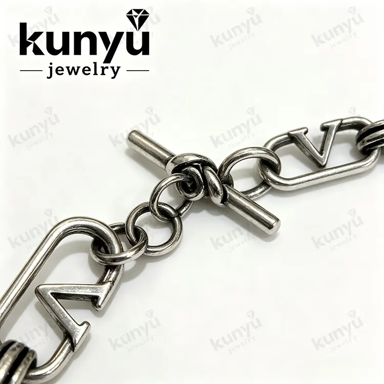 Handcrafted Antique Silver Plated Chain