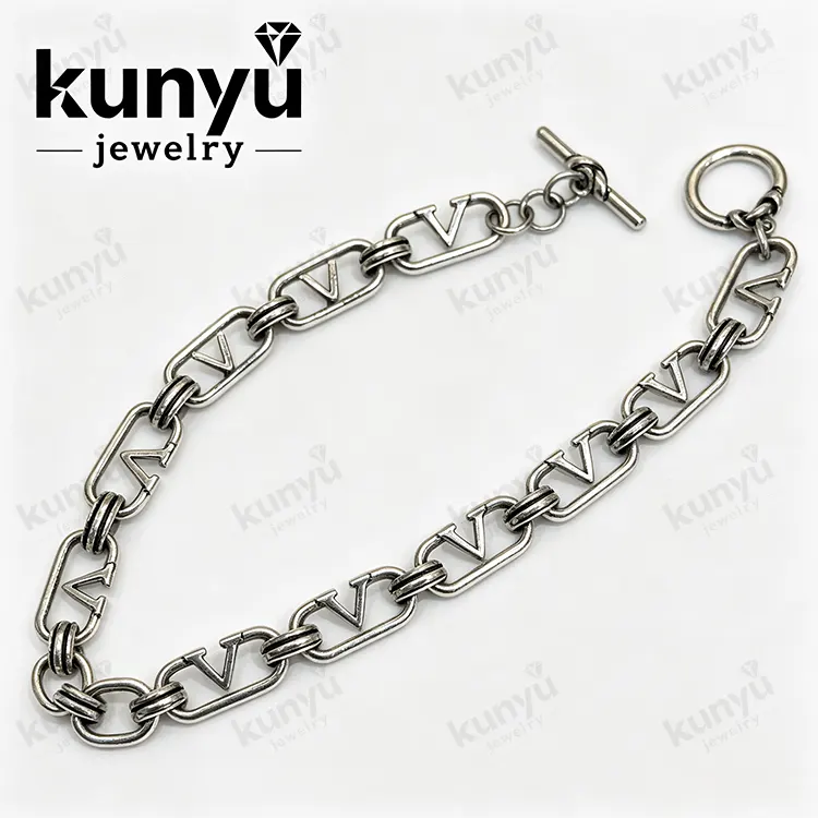 Handcrafted Antique Silver Plated Chain