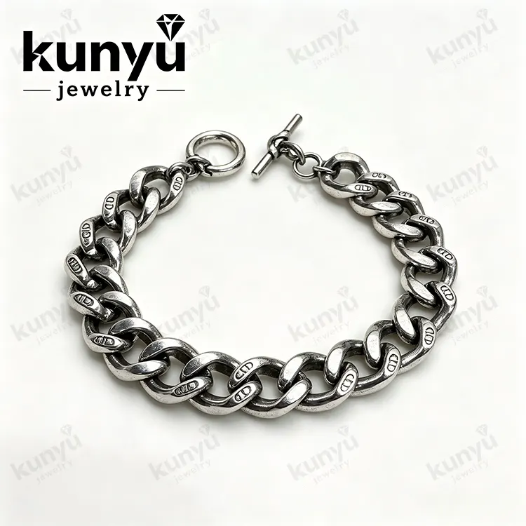 Handcrafted Antique Silver Plated Chain
