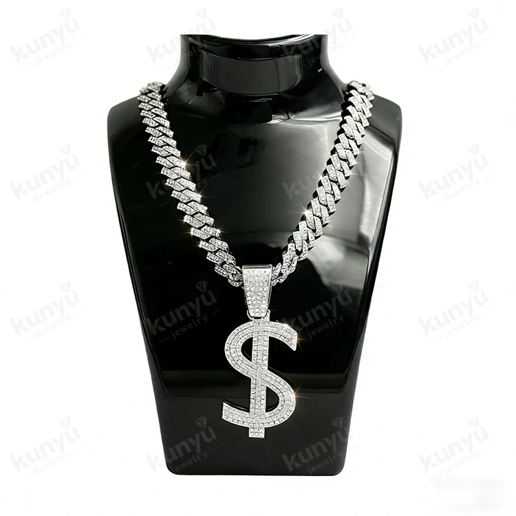 Hip Hop Dollar Sign Necklace