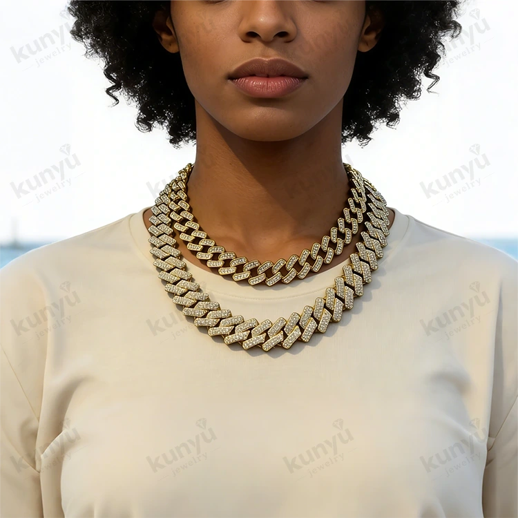 Gold Plated Hip Hop Necklace