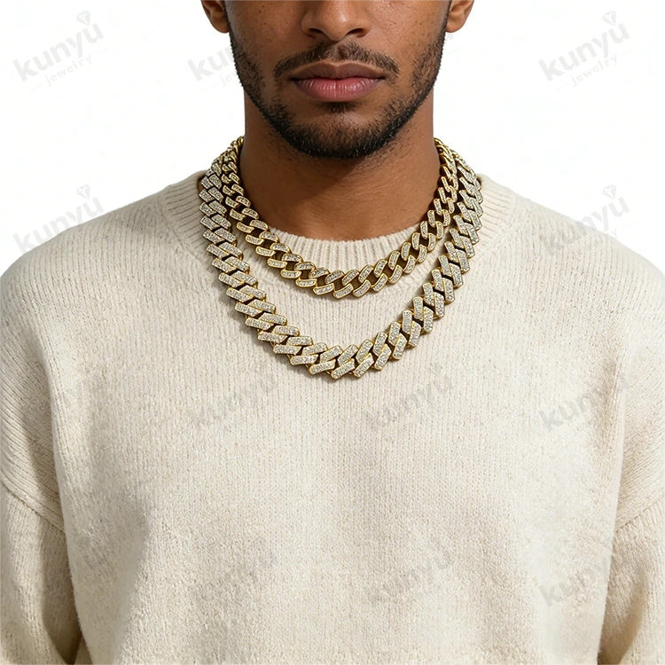 Gold Plated Hip Hop Necklace