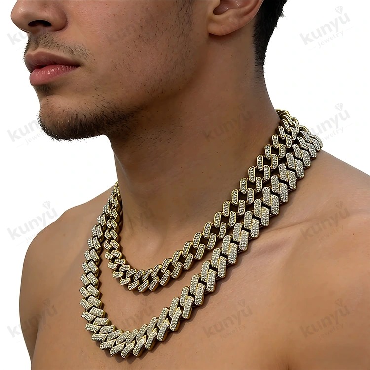 Gold Plated Hip Hop Necklace