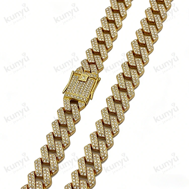 Gold Plated Hip Hop Necklace