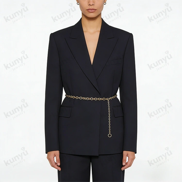 Chunky Metal Chain Belt