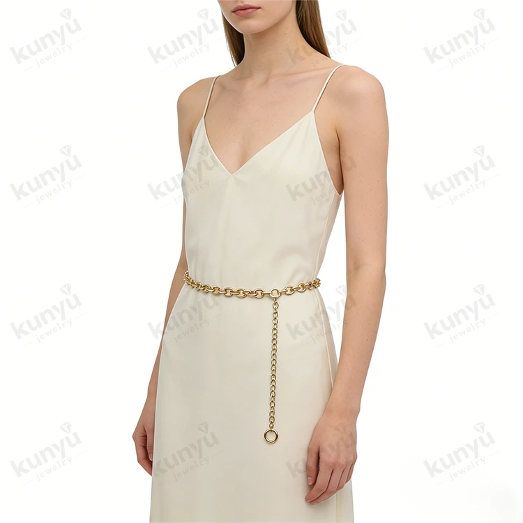 Chunky Metal Chain Belt