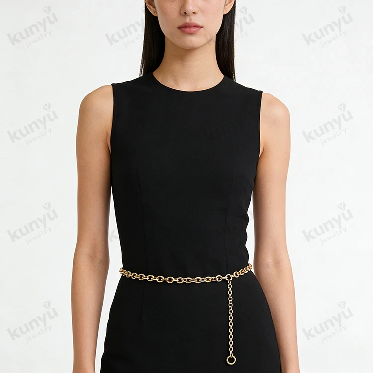 Chunky Metal Chain Belt