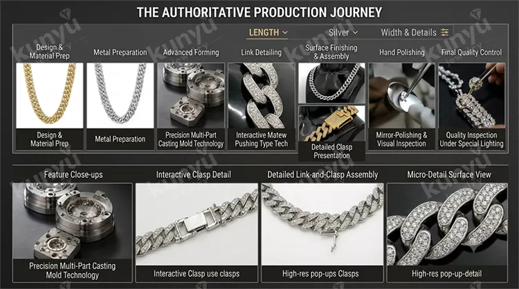 Iced out hip hop necklace