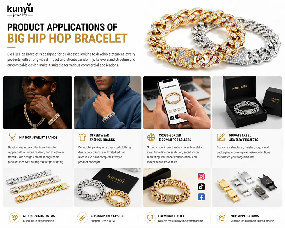 Big Hip Hop Bracelet