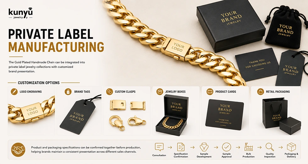 Gold Plated Handmade Chain