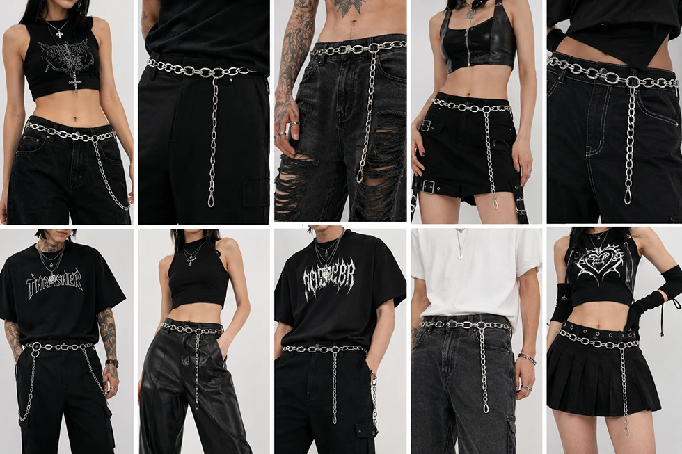Punk Style Chain Belt