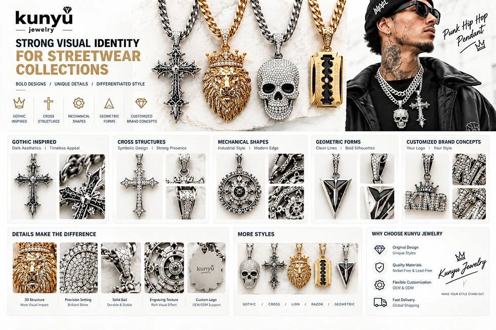 Rapper Style Hip Hop Pendant 